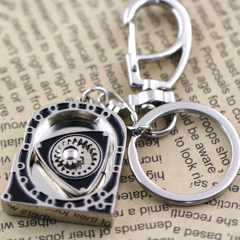 Rotary Engine Keychain that actually spins.