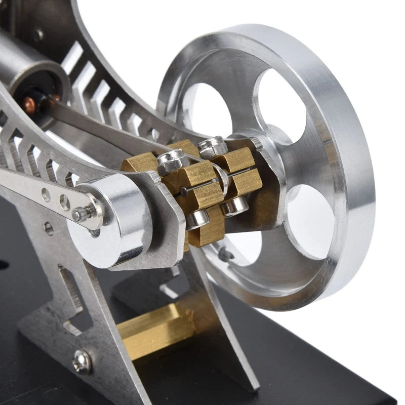 All-Metal Hot Gas Turbine Vacuum Stirling Engine Model